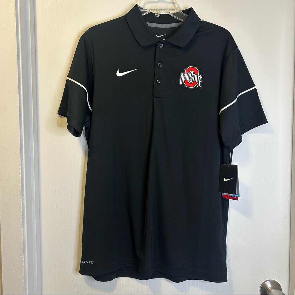 NWT Nike Dry-Fit Ohio‎ State Polo, Men’s size Medium